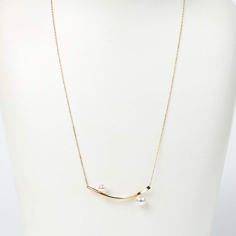 Silky Pearl Pendant K18 Necklace for Women Pearl Necklace [Gift Wrapped]