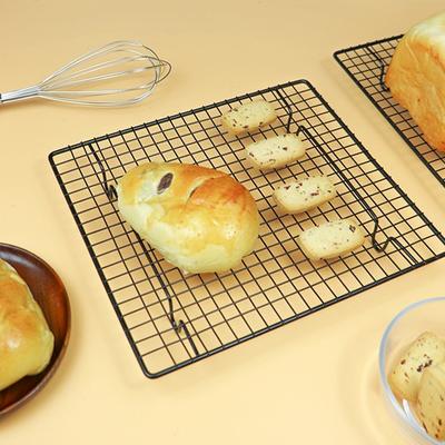1 Stück - Hochkohlenstoffstahl Antihaft Kuchen-Kühlgitter Kühlgitter Tablett Keks Keks Kekse Brot Muffins Kuchenkühlständer