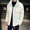 Stand-up Collar Down Jacket Men's Winter Thickened Warm and Cold% White Duck Down Casual Cold-proof High-end Jacket