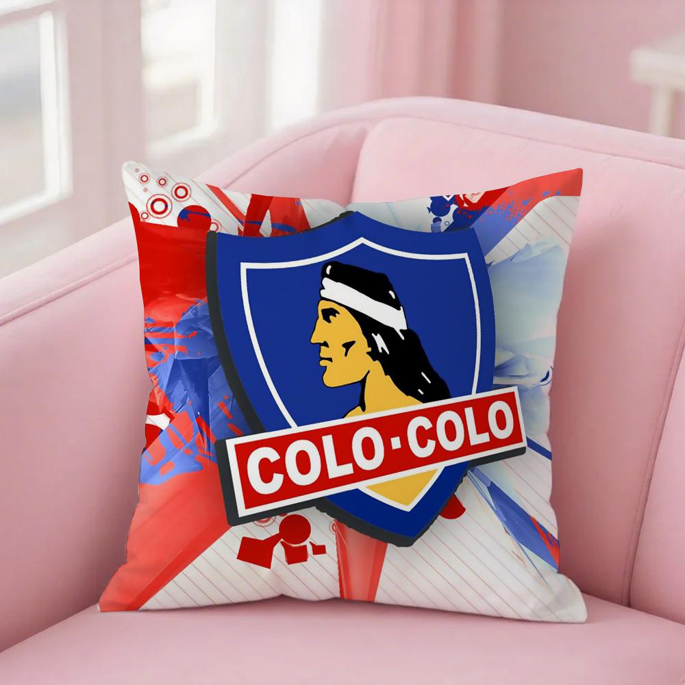 Club S-Social Y D-Deportivo Colo Pillow Case Square Double-Sided Printing Short Plush Sofa Cushion Cover Bedroom Bedside Pillow
