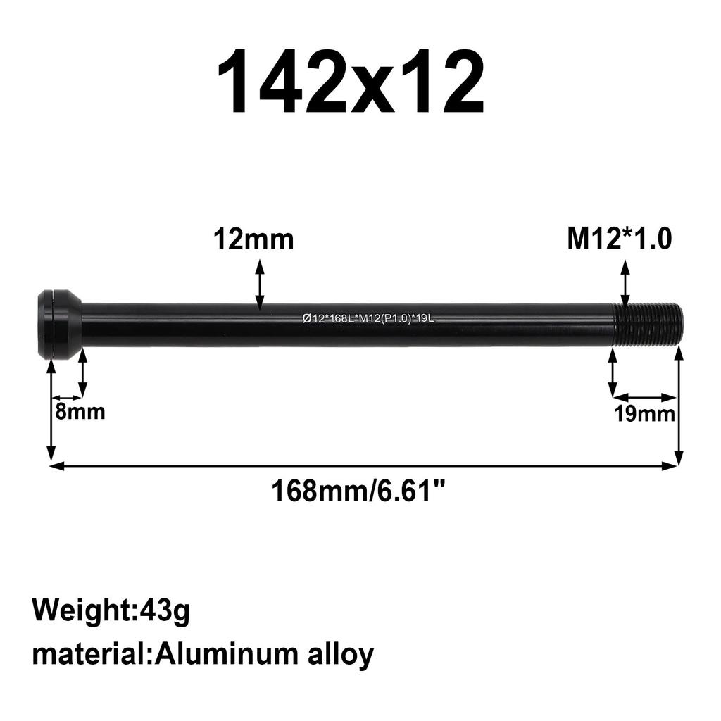 1x Thru Axle Lever 32g/44g Aluminum Alloy Bicycle 1*