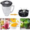 Stainless Steel Blender 4 Point Blade with Gasket&Jar Base Small Appliance Part