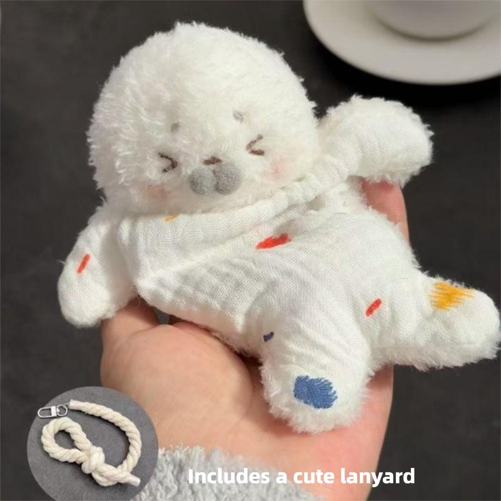 Soothe Cute Seal Hanging Rope Dolls Funny Sensory Hanging Rope Plush Toy Bean Bag Stress Relief Dolls Gift