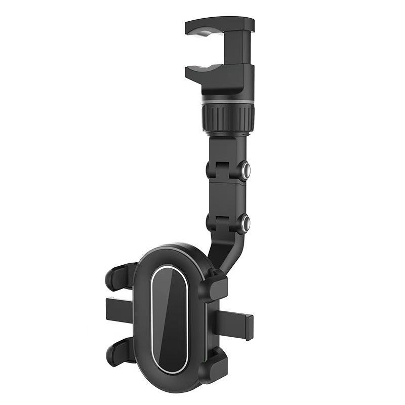 Versatile Car Mount: Rearview Mirror, Rear Seat, Desktop & Kitchen Phone Holder
