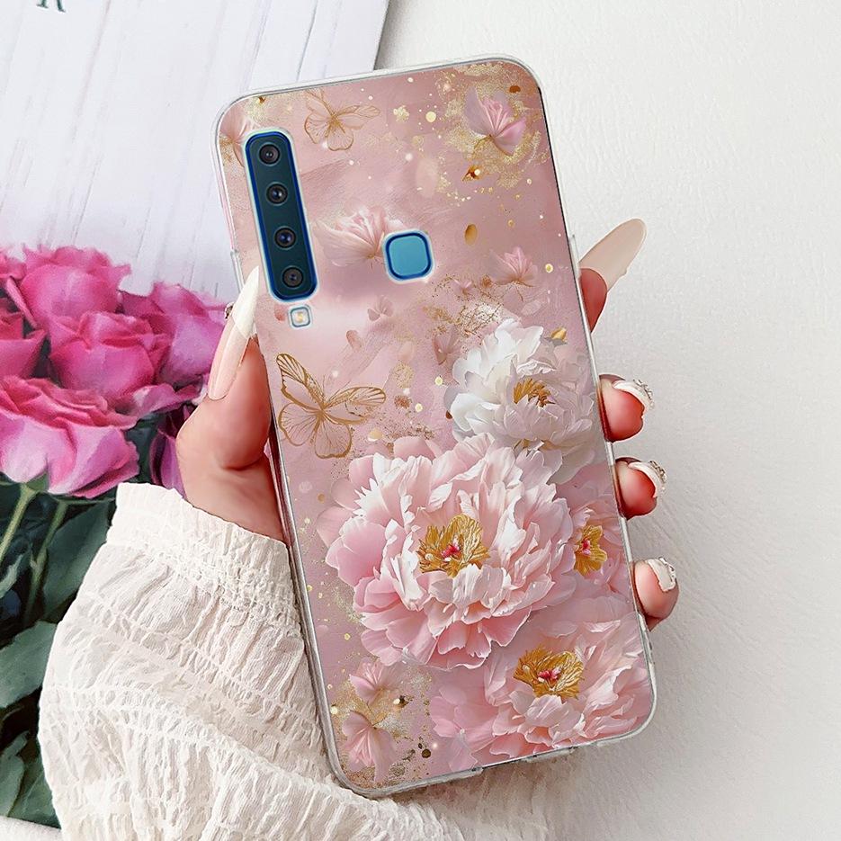 For Samsung Galaxy A9 2018 Case SM-A920F Cool Design Fashion Painted Cover Soft Silm Phone Case For Samsung A7 2018 A750F Fundas