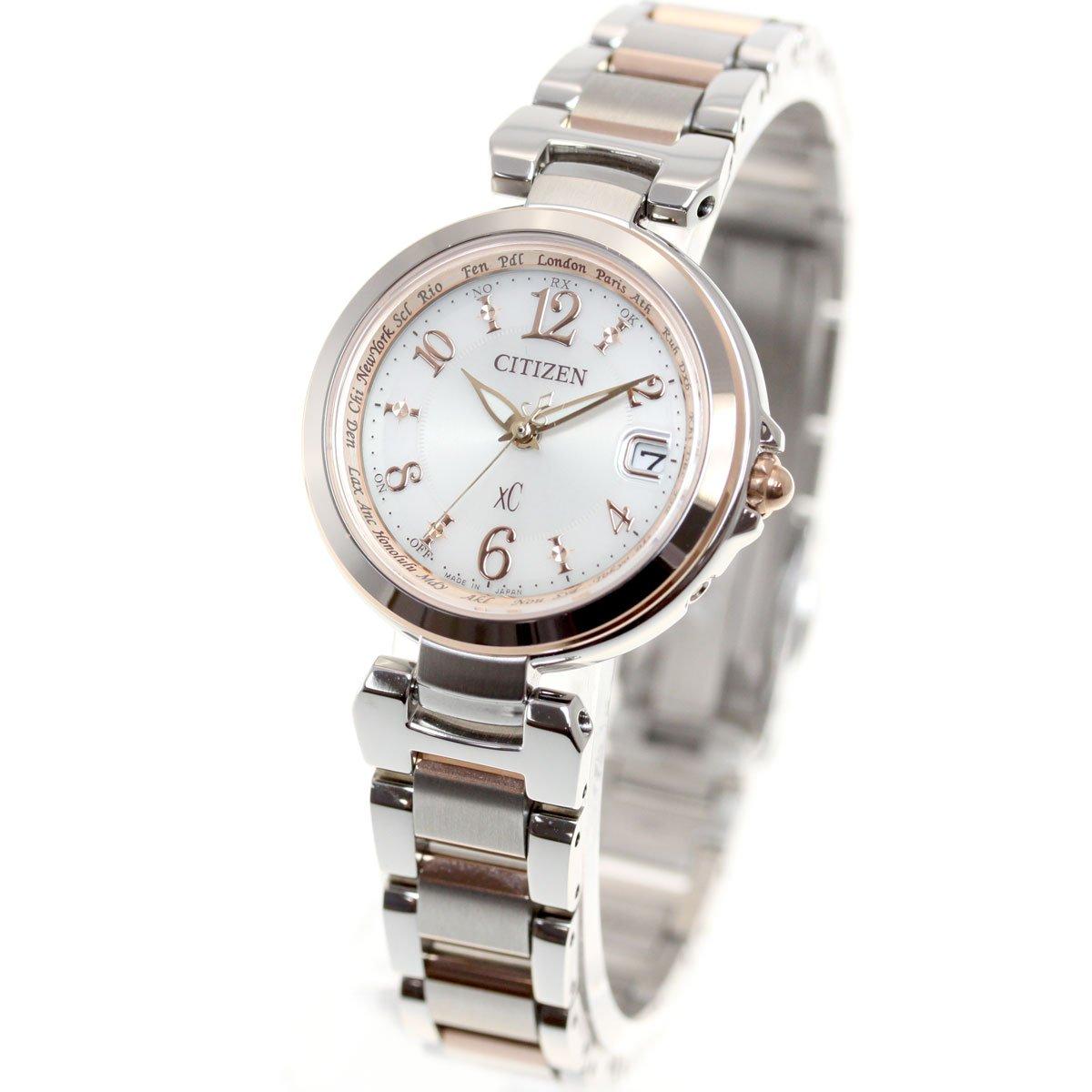 

Радіокерований годинник Cross Sea Eco Drive Stainless Steel Line Happy Flight [Citizen] EC1036-53W Жіночий