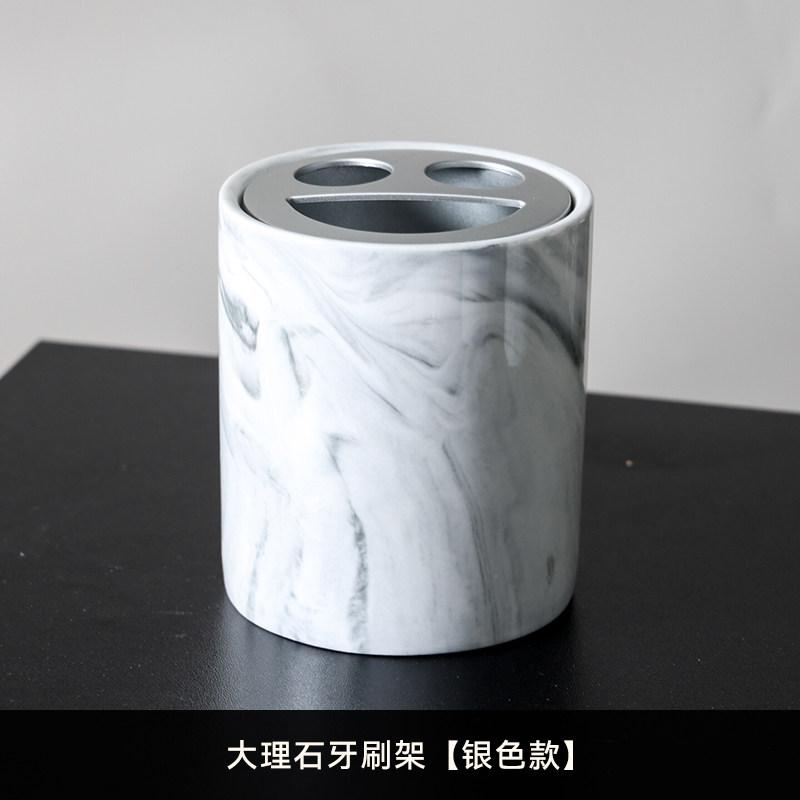 Nordic Marble Ceramic Mousse Foam Lotion Bottle Shampoo Refill Bottle Bathroom Accessories Modern Marble Ceramic Soap Dispenser