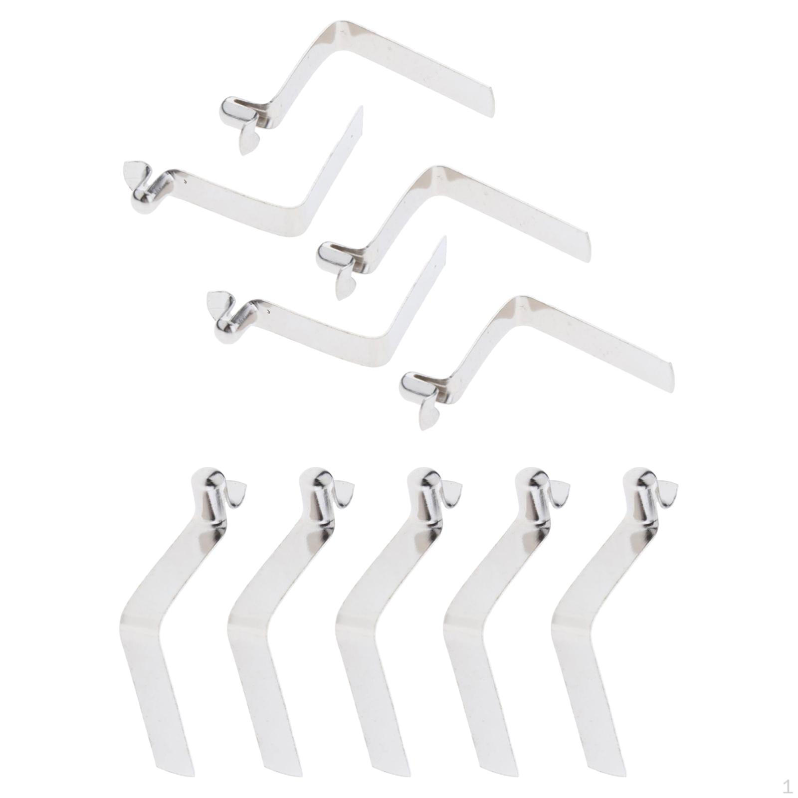 

10Pieces paddle Snap Spring Clip Tent Pole Clips Awning Telscopic Tube Camping & Caravan
