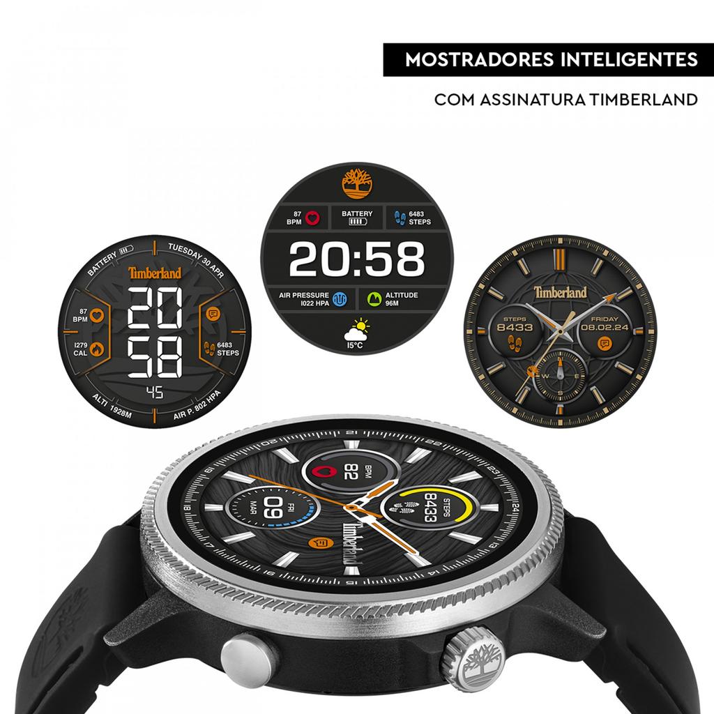 Timberland tdigb0064501-set smartwatch heart rate monitor Brown