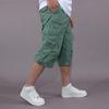 Locker geschnittener verkürzter Overall mit mehreren Taschen für Herren: Leichte, mittellange Outdoor-Freizeitshorts