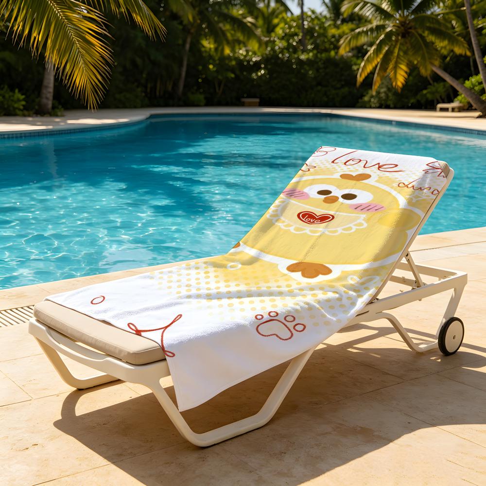 Asciugamano Cartoon Dun D-Dun C-Chicken Coperta da Spiaggia Asciugamano Per Viaggio Palestra Doccia Leggero di Lusso Campeggio Piscina caldo