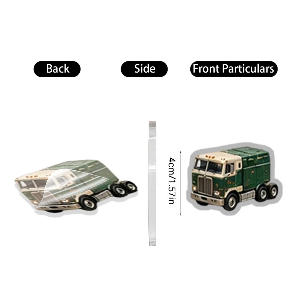 -Day Advent Calendar with 2D Charm, Truck Transport Theme