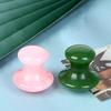 SPA Therapy Jade Board Face Massager Natural Rose Quartz Mushroom Facial Back Foot Acupuncture Massage Scraper Gua Sha Tool
