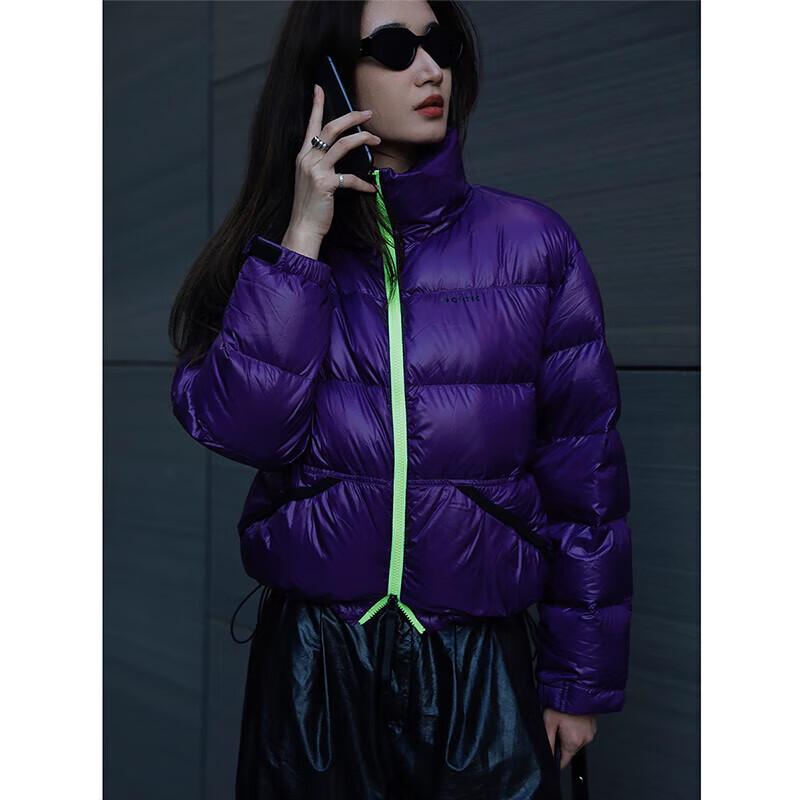 JINYUJIE Women's Short Stand Collar Puffer Down Jacket