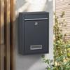 Iron Tinplate Letter Boxes Safe Locking Metal Email Suggestion Box Large Mail Drop Box  Garden