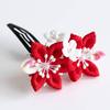 Shichigosan Hair Ornament for Years Old 753 Tsumami Craft A B D F K Set One [Kyoetsu] 3-7 2-Piece (A-08, Size)