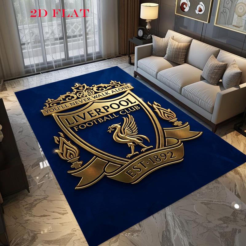 Vintage Liverpool Football Club Emblem Carpet Doormat Printing Office Chair Cushion Art Protective Pad