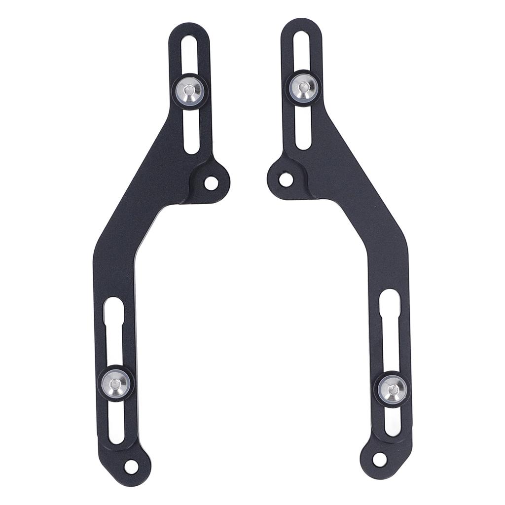 1 Pair Black Motorcycle Windscreen Adjuster Aluminium Windshield Bracket Replacement for NC750X 2021