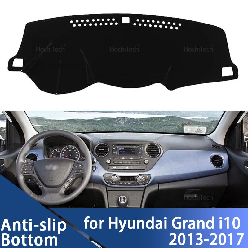For Hyundai Grand I10 2013 2014 2015 2016 2017 Auto Car Dashboard Cover Dash Mat Board Pad Carpet Dashmat Anti-UV Mats