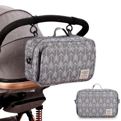 Baby Diaper Storage Bag Pocket Design Large Capacity Stroller Hanging Bag