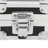 Nail Drill Bits Storage Box 25 Holes Transparent Clamshell Lock Design Dustproof Nail Drill Bits Desktop Container
