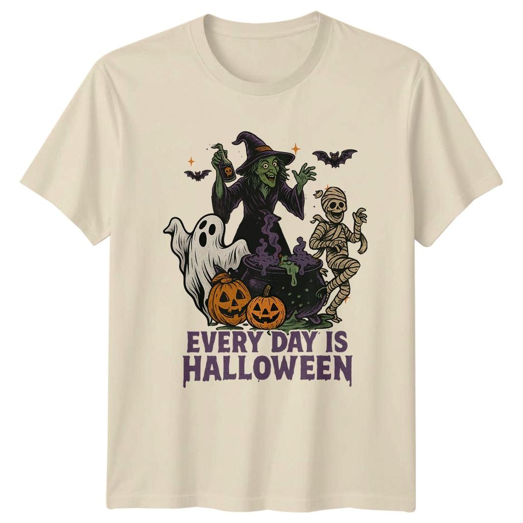 Every Day Is Halloween TShirt Retro Spooky Halloween Gift For Him And Her
