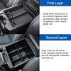 JDMCAR 2PCS Center Console Ert Set Compatible With Toyota Tacoma  -2016, Console Armrest Box Ert Tray And Center Console Organizer Divider For Tacoma