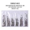 Long Bag Nail Art Jewelry Glass Flat Bottom Diamond Nail Art Diamond Nail Art Jewelry Mixed