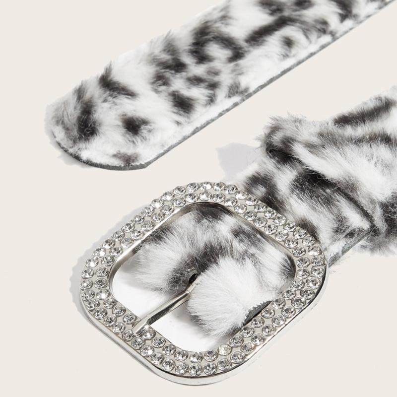 Pružný pásek s leopardím vzorem Nastavitelný pas Pro každodenní nošení Pohodlná a odolná látka