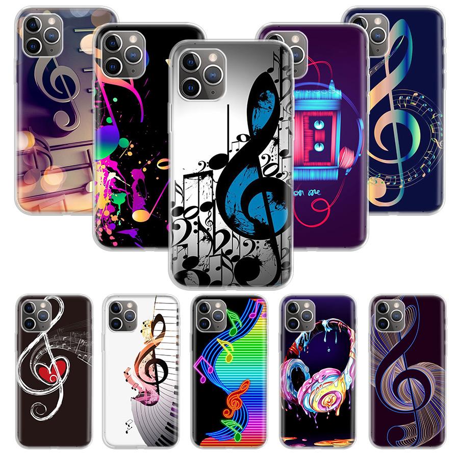old musical note Music Phone Case For Apple iPhone 17 Air 16 15 Plus 14 + 13 Mini 12 11 Pro Max 7 8 SE 16Max Soft Shell Cover Co