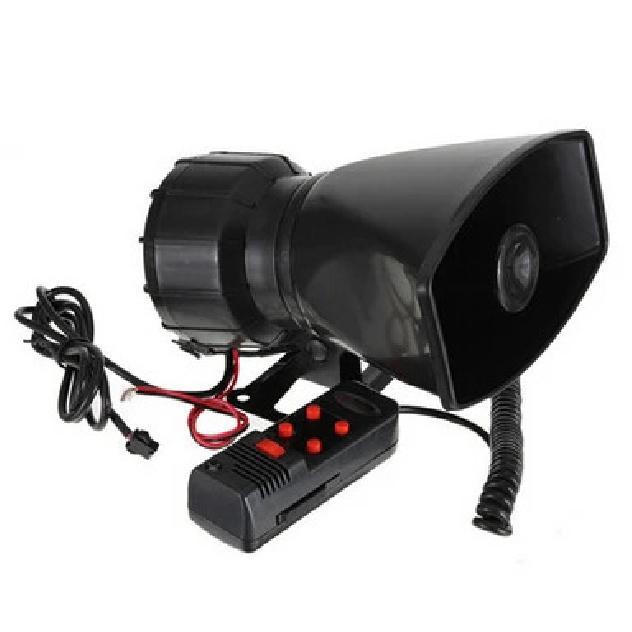 12V Loud Horn Car Van Truck 5 Sound Tone Speaker With PA System Mic Max 300db
