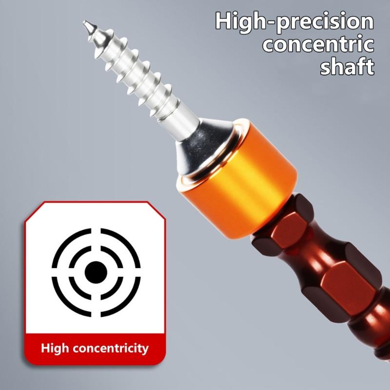 Hardness 65mm Screwdriver Bit Double Crossing Head Hexagonal Handle Electric Screwdriver with Magnetic Screwdriver Set