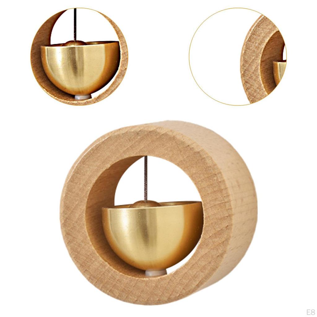 Shopkeeper's Door Opening, Unique Wooden Doorbell for Refrigerator, House Entrance