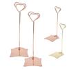 2Pcs Table Number Holder Multipurpose  Name Card Clips for Wedding Party Office