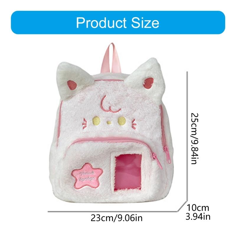 Cute Dog Shaped Backpacks With Adjustable Strap Practical Easy To Clean Wear Resistant Children's Bag