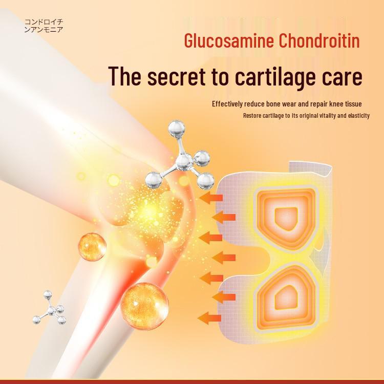 Glukosaminový samoohřívací moxovací náplast na koleno pro úlevu od kloubů