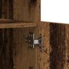 LED Sideboard Reclaimed Wood Look 60.5 x 37 x 100 cm Engineered Wood
