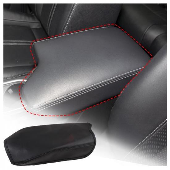 Leather Car Armrest Box Cover Handrest Protector Cover For Ford Everest -21