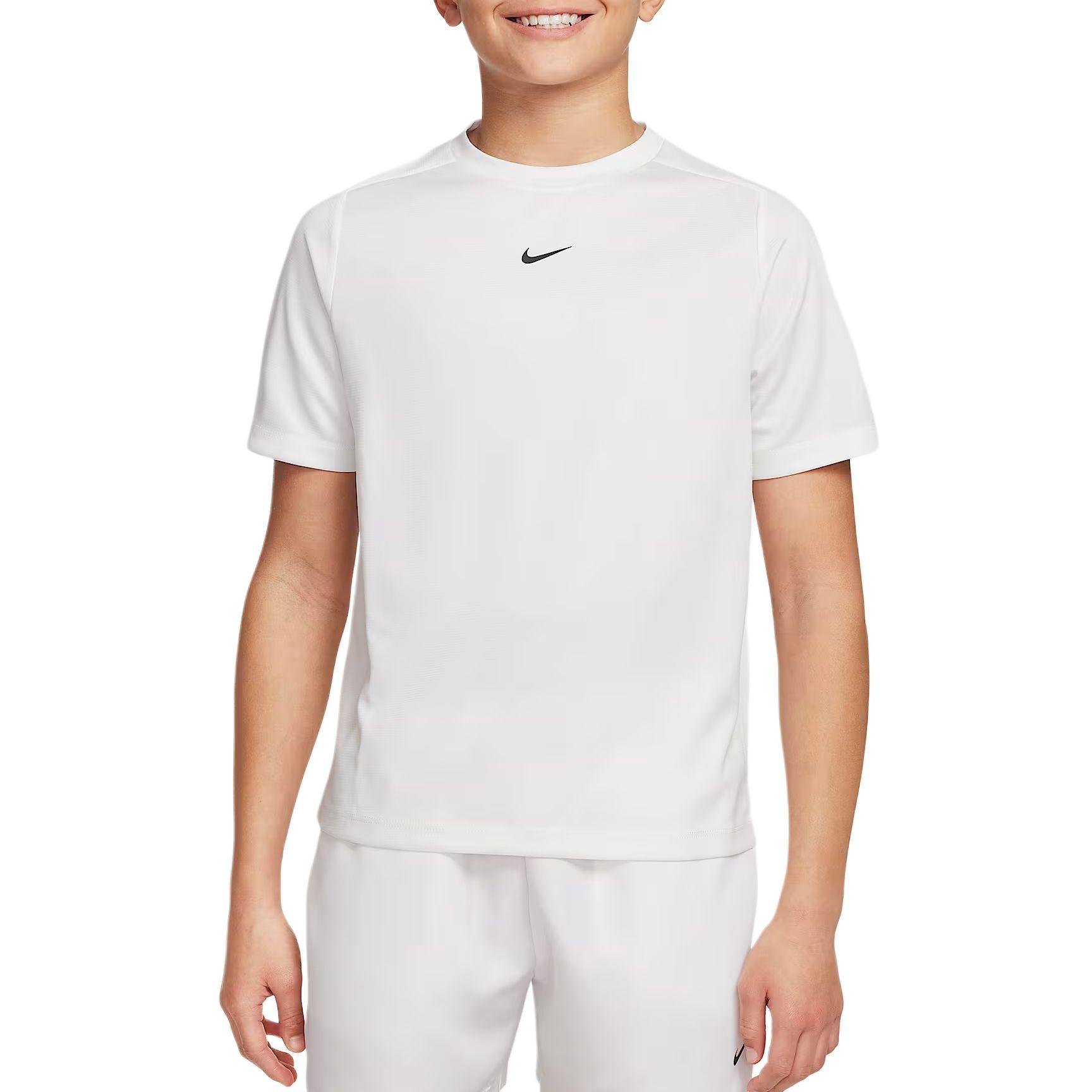 

New Nike Dri Fit T Shirt Multi Teenagers HJ3771-100 S