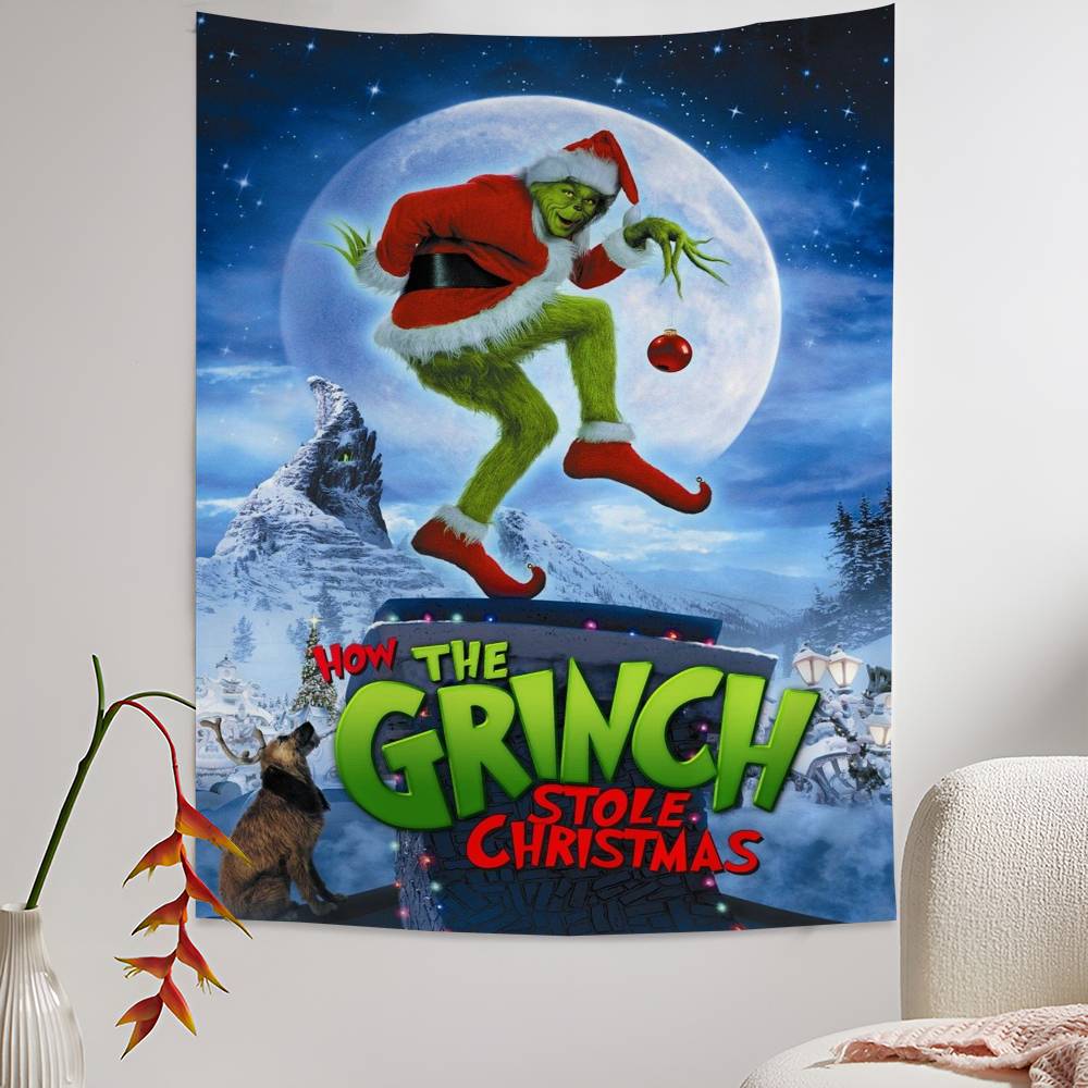 Film The G-Grinch C-Christmas Diy Wall Tapestry For Living Room Home Dorm Decor Wall Art Decor