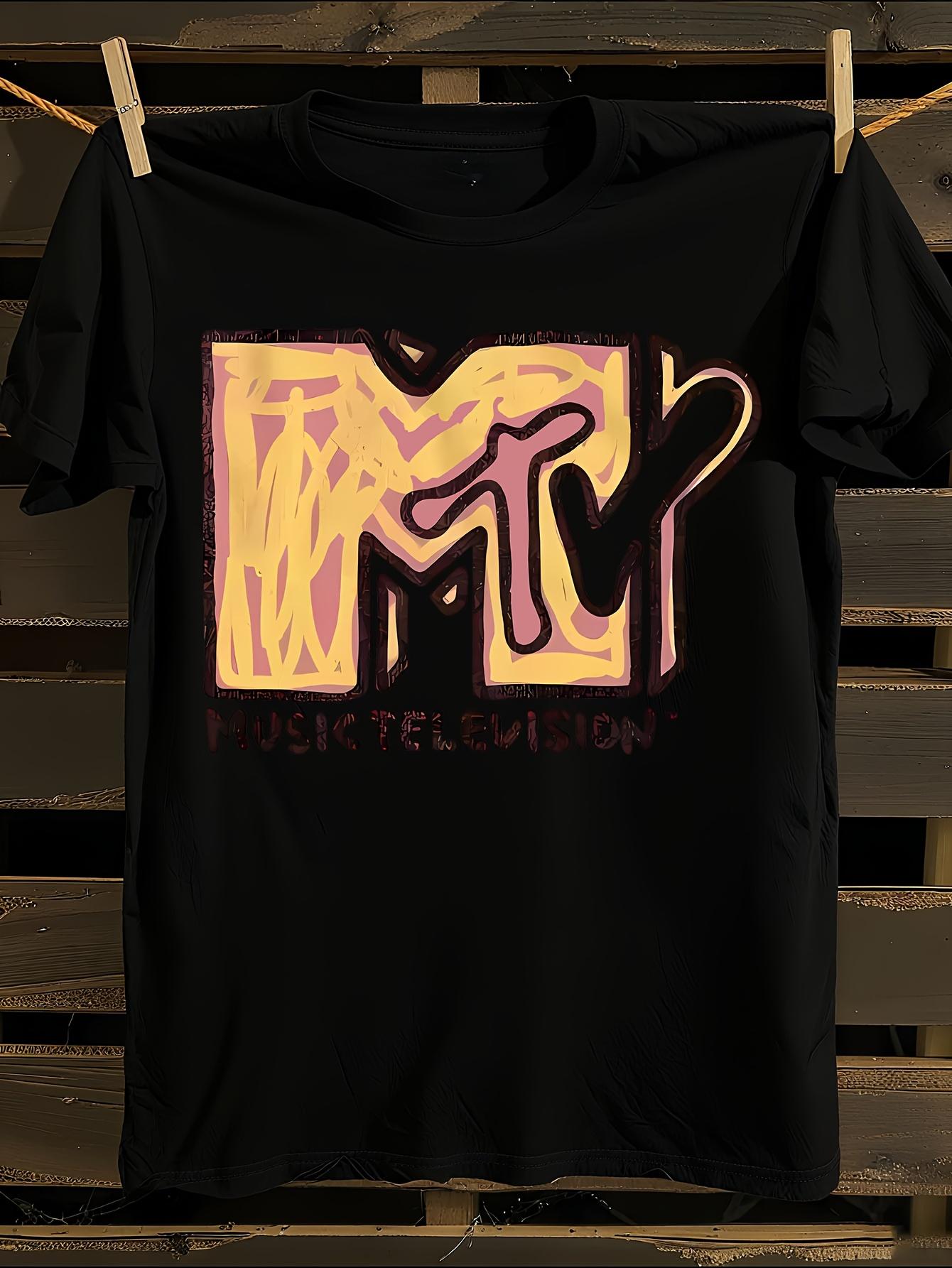 MTV Scribble Logo Graphic T-shirt S