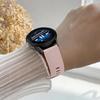 Silicone Sport Watch Band 18mm for Garmin Vivoactive 5 / Venu / Forerunner 165 XDfind Rose Gold Buckle