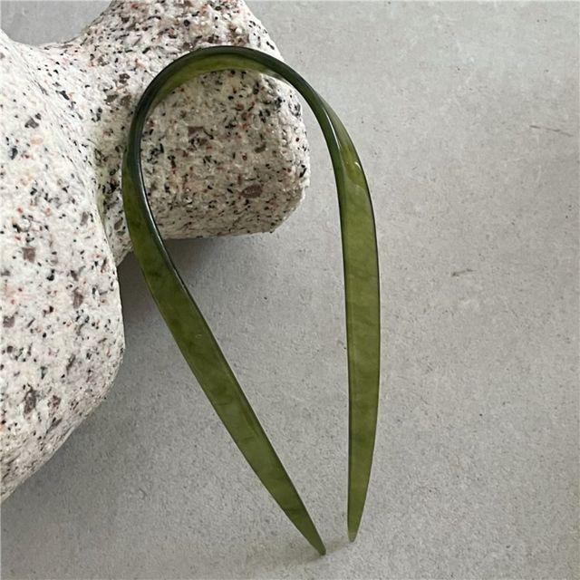 Korejské acetátové vlasy Vidlička do vlasů Tyč do vlasů Jednoduchý design Sponky do vlasů Ženy Dívčí Držák na culík Starověké vlasové doplňky