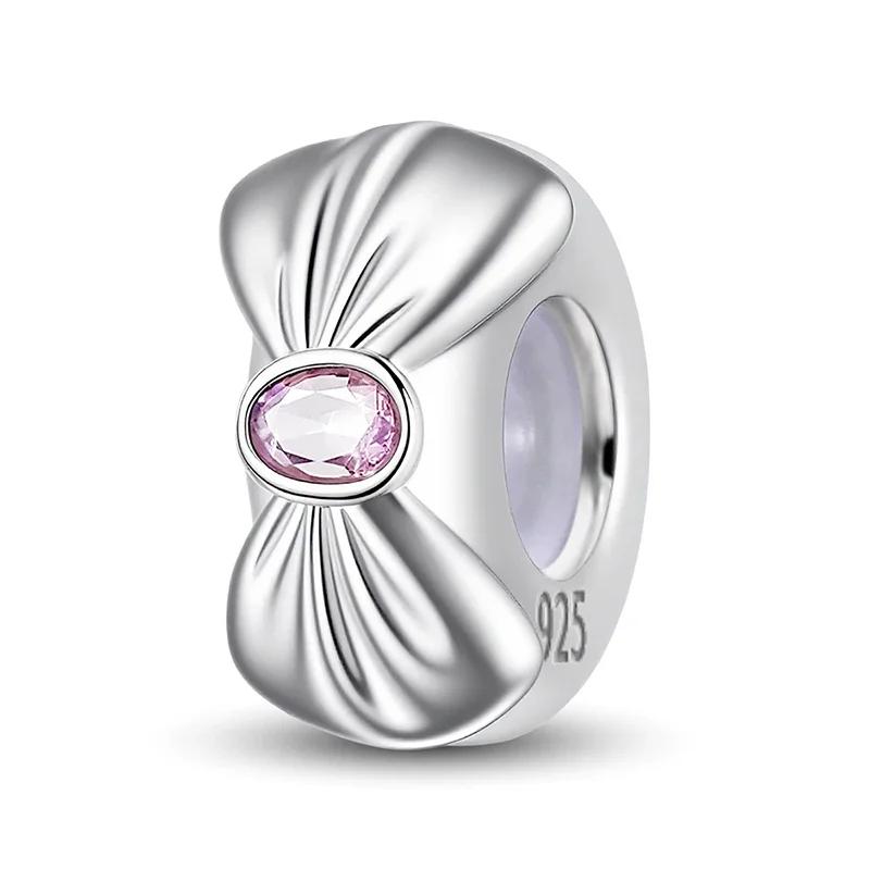 

Copper Sweet Lucky 777 Love Heart Bow Series Bead Diy Bracelet Bangle Making Gift Of High Quality Fine Jewelry