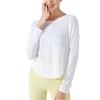 Womens Long Sleeve Quick-Dry Fitness Top - Breathable Stretch Gym Tee Running Yoga Workout Spring Fall