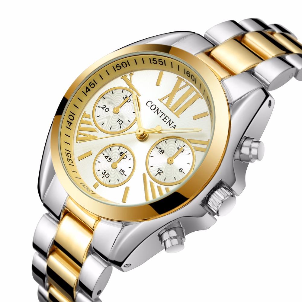 CONTENA New Luxury Top Brand Green Quartz Women's Watch Ladies Fashion Watch Women Wristwatch Female Clock Relogio Feminino