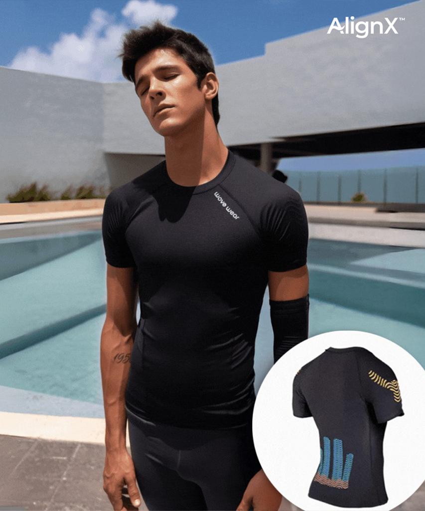 WAVEWEAR Shoulder & Waist Taping T-Shirt T20 Short Sleeve