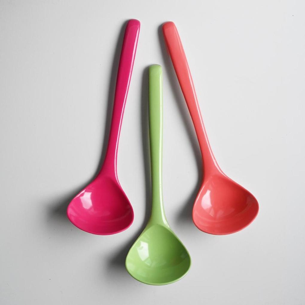 Crayon Pastel Melamine Cookware Ladle Small