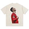 American Hip Hop Ronaldo Printed Men's Short Sleeve T-Shirt Men's and Women's Retro Fashion  Football Fans 2026 FIFA World Cup shirt Streetwear