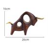 Resin Bull Sculpture Artist Graffiti Decor Modern Sculpture Present Home Office Shelf OX Figurine Bookcase Ornament Crafts